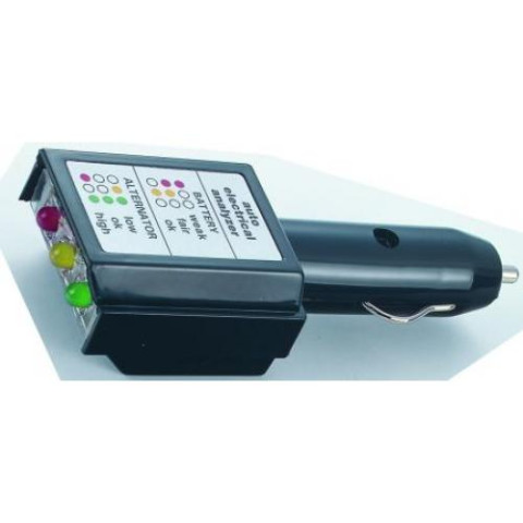 Тестер электропроводки 6-24 V, медный корпус (код 88423)