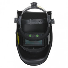 Маска сварщика "Хамелеон" плав. регулировка, класс светофильтра 2/2/2/2, 2 сенсора,DIN9-13, 1/15000с, см.окно 92х42мм, сигн. низ. зар, реж. диагн., РР INTERTOOL SP-0062