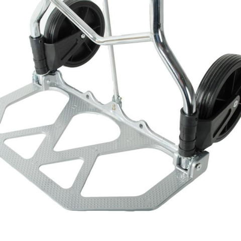 Тележка ручная складная до 100 кг, 420*480*980, колеса 170 мм, (алюминиевая) INTERTOOL LT-9012