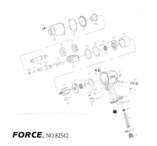Шаровой запорный клапан заднего хода (FORCE 82542-13)