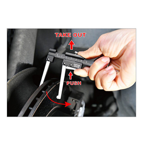 Штангенциркуль для дисков и шин TOPTUL JEEF0160