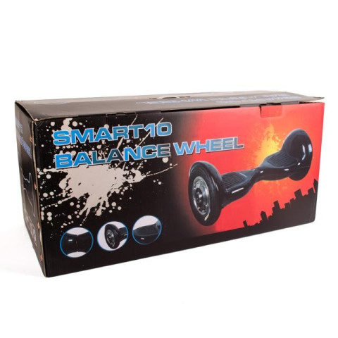 Гироборд-скутер электрический. 4400 мАч, колеса 10". Black INTERTOOL SS-1003