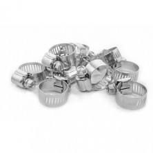 Хомут стальной оцинкованный 12,7 мм D 16-25 мм INTERTOOL TC-0116