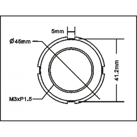 Головка для рулевого механизма DAF