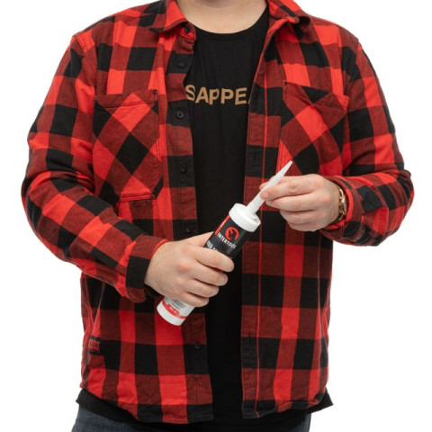 Клей монтажный для зеркал и стекол, прозрачный 300мл/320г INTERTOOL FS-3150