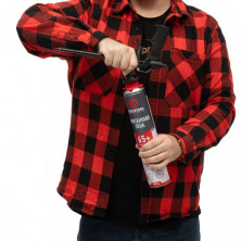 Пена монтажная профессиональная, всесезонная, 750мл/1000г. 65л.+, под пистолет INTERTOOL FS-1010