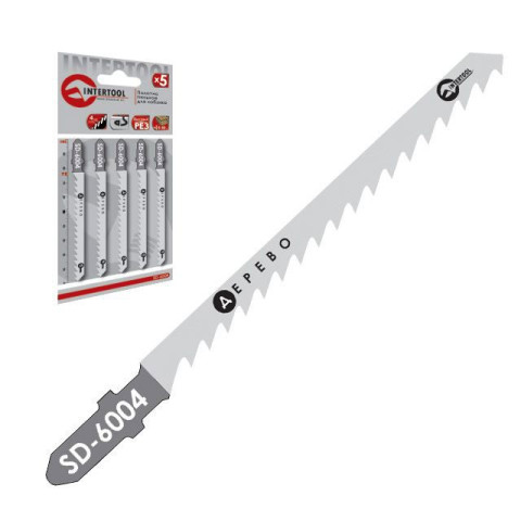 Полотно пильное для лобзика INTERTOOL SD-6004