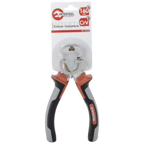 Клещи торцевые 160мм с изолированными рукоятками до 1000В INTERTOOL NT-0236