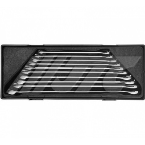 Набор ключей рожково-накидных 10-19мм., удлиненных 10ед.