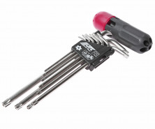 Набор ключей TORX с отверстием T10H-T50H 9ед. удлин.