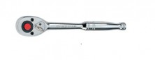 1/2" Трещотка с металлической, полированной ручкой (24 зуб.) L=260 мм (код 802411)