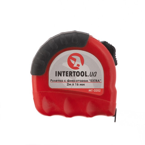 Рулетка с фиксатором 2м "EXTRA" INTERTOOL MT-0202