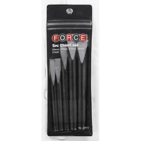 Набор зубил 5 пр. (10-22 мм) (код 50510)