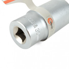 Головка шестигранная удлиненная 1/2", 30мм*78мм, Хром-Ванадиум INTERTOOL ET-0130