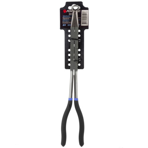 Щипцы с двойным шарнирным механизмом и закругленными губками 45гр. CR-V 13"-325мм (захват 13мм) Forsage F-5047PX4