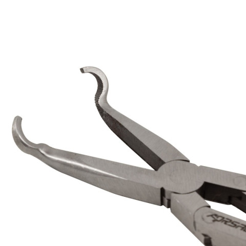 Щипцы с двойным шарнирным механизмом и закругленными губками 45гр. CR-V 13"-325мм (захват 13мм) Forsage F-5047PX4
