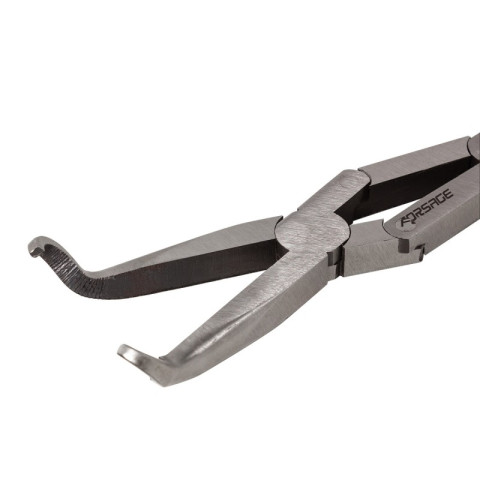 Щипцы с двойным шарнирным механизмом и закругленными губками 45гр. CR-V 13"-325мм (захват 13мм) Forsage F-5047PX4