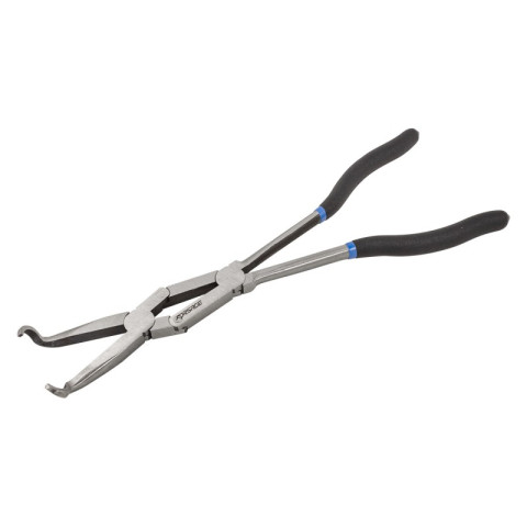 Щипцы с двойным шарнирным механизмом и закругленными губками 45гр. CR-V 13"-325мм (захват 13мм) Forsage F-5047PX4