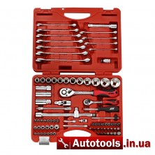 Набор инструмента JTC 1/4" и 1/2 85 ед. 6ти гранный (Код H085C)