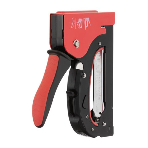 Степлер строительный 3 в 1, под скобу 11.3*0.7*6-14 мм, гвоздь 14мм, шпилька 14мм. INTERTOOL RT-0104