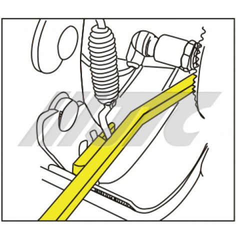 Приспособление для снятия пружин тормозных колодок