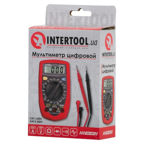 Мультиметр цифровой INTERTOOL MD-0001