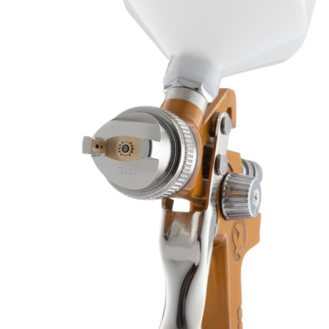 Краскопульт пневматический HVLP, верхний пластиковый бачок INTERTOOL PT-0110