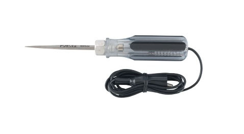 Тестер электроцепи 6-12-24 V (клипс на проводе, шило) (код 88432)