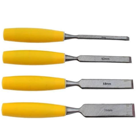 Набор стамесок 4шт, 6; 12; 18; 24мм INTERTOOL HT-3501