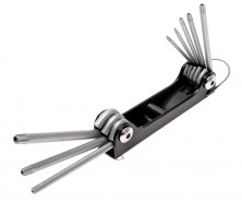 Набор ключей TORX с отверстием раскладной 8ед.