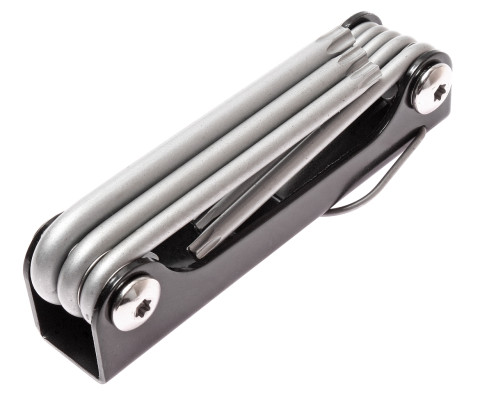 Набор ключей TORX с отверстием раскладной 8ед.