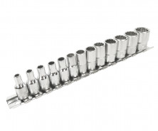 Набор головок 1/4"  4-14мм. 12гр.13ед.