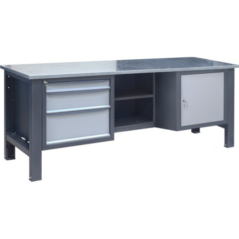 Верстак тяжелой серии ВТ-210 МСБ/2Пу/Д Оуп