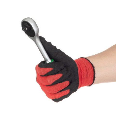 Набор головок 20 ед. 3/8" 6-24 мм с рукояткой с храповым механизмом 72 зуба, Хром-Ванадиум INTERTOOL ET-6020