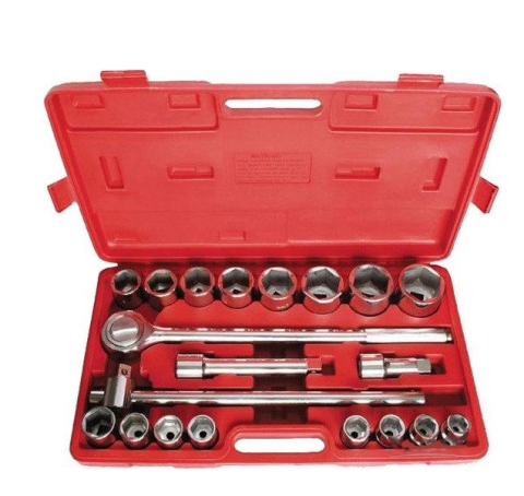 Набор головок и комплектующих 21ед., 3/4", гол. 6гр., 19-50мм INTERTOOL HT-2221