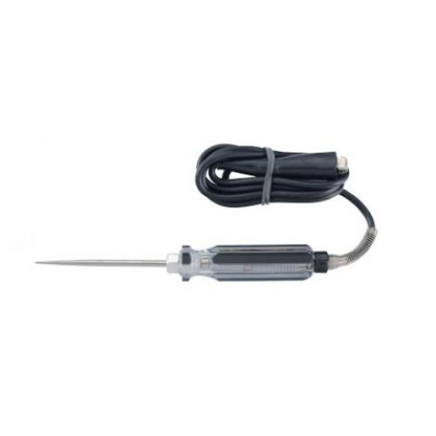 Тестер электроцепи с проводом и крокодилом 6-12 V, L=220 мм (код 88431)