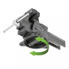 Тиски слесарные поворотные. 150мм INTERTOOL HT-0083