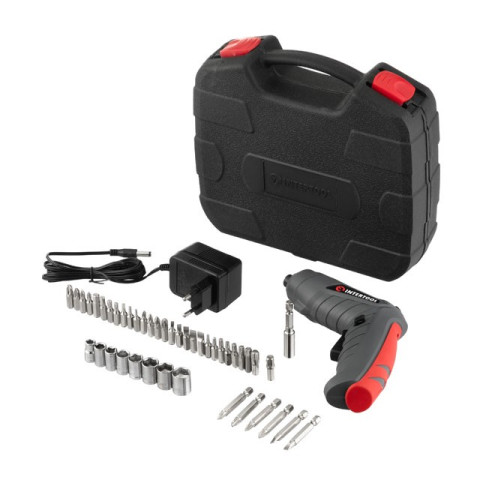 Отвертка аккумуляторная 3.6В в кейсе INTERTOOL DT-0302