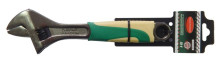 Ключ разводной с резиновой рукояткой 10"-250мм (захват 30мм), на пластиковом держателе ROCKFORCE RF-649250AB