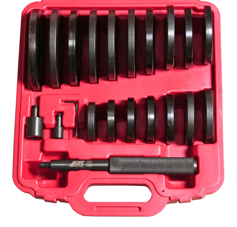 Набор оправок для выпрессовки подшипников, втулок, сальников  70-155мм (шаг 5мм)