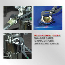 Пассатижи переставные TOPTUL 7" с кнопкой Pro-Series DDAG1207