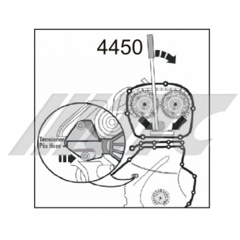 Фиксатор натяжителя цепи VAG 1.8, 2.0 TFSI