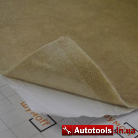 Материал уплотнительно-декоративный 0,7х10 м Шумоff 1 м.п. (код Акустик бежевый)