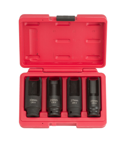 Набор головок для дизельных форсунок 4 пр. (HDI моторы 25, 27, 29, 30 мм) (код 904G13)