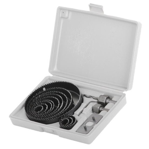 Набор коронок по дереву (16,22,29,32,38,44,54,64,76,89,102,127мм) INTERTOOL BT-0026