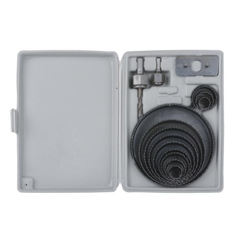 Набор коронок по дереву (16,22,29,32,38,44,54,64,76,89,102,127мм) INTERTOOL BT-0026