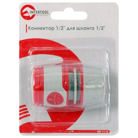 Конектор 1/2" для шланга 1/2" INTERTOOL GE-1116