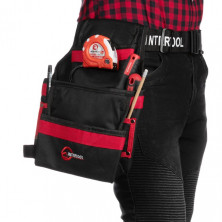 Сумка поясная слесарно-строительная INTERTOOL SP-1014