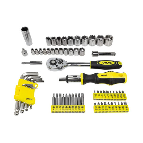 Набор инструментов 168 пр. 1/4''3/8''(6гр)(4-19мм) WT-30168 NEW