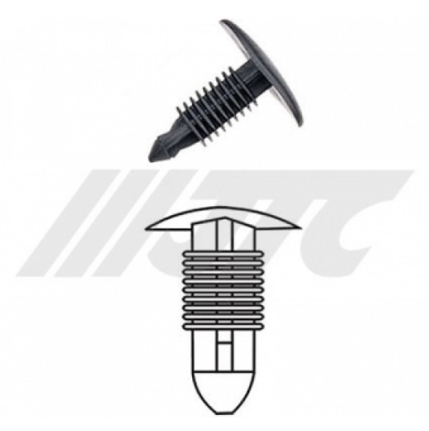 Клипса автомобильная пластиковая (внутреняя обшивка салона) (25шт.)